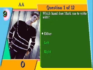 Westlife - Fan-O-Mania (EU) screen shot game playing